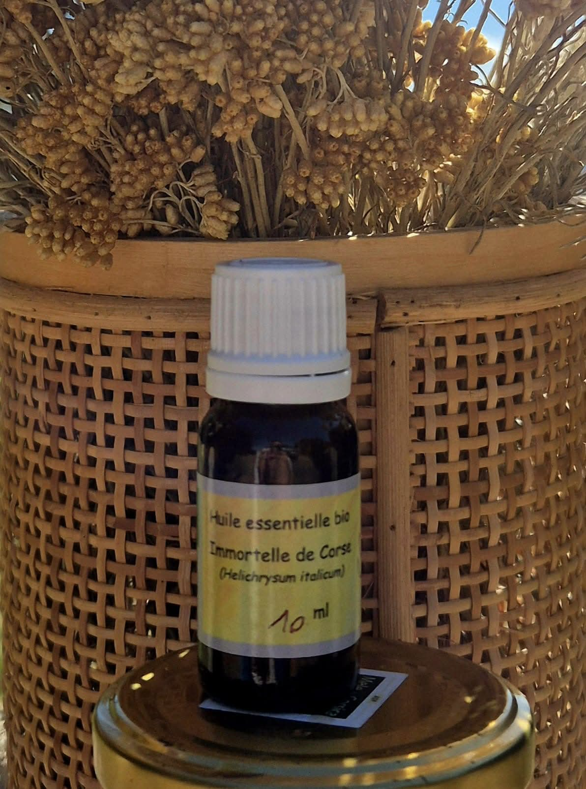 Huile essentielle d'immortelles bio, 10 ml